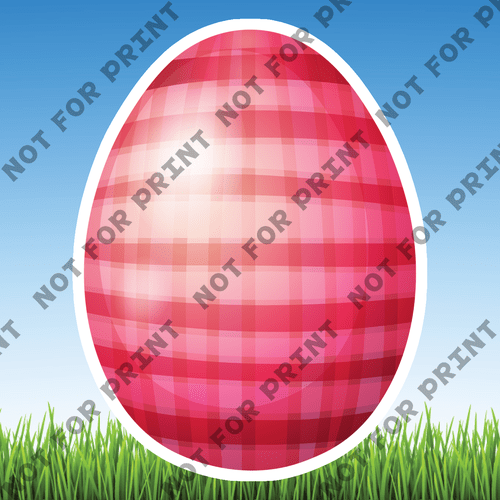 ACME Yard Cards Small Easter Eggs #056