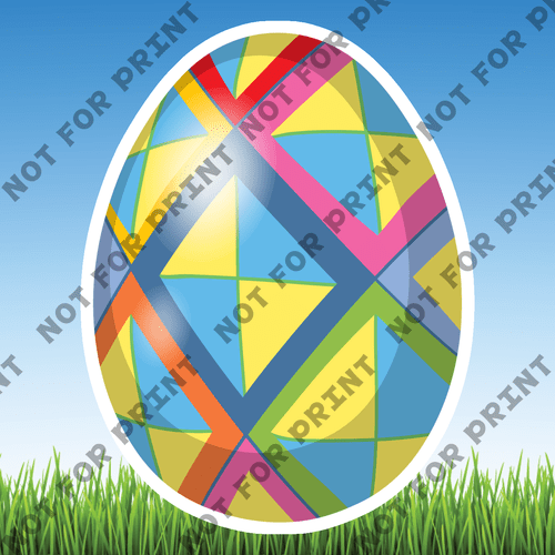 ACME Yard Cards Small Easter Eggs #062