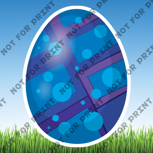 ACME Yard Cards Small Easter Eggs #065