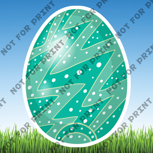 ACME Yard Cards Small Easter Eggs #066
