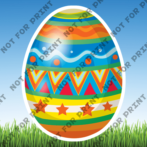 ACME Yard Cards Small Easter Eggs #071
