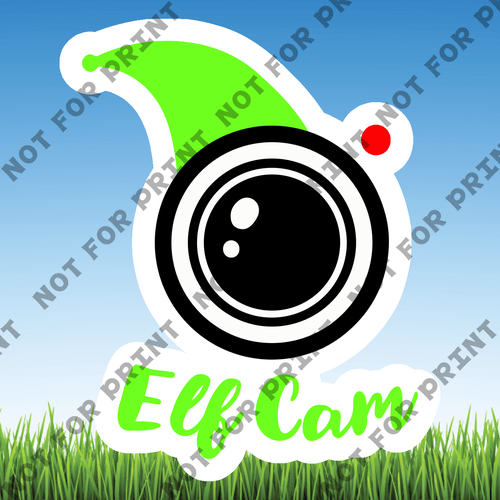 ACME Yard Cards Small Elf Cam #002