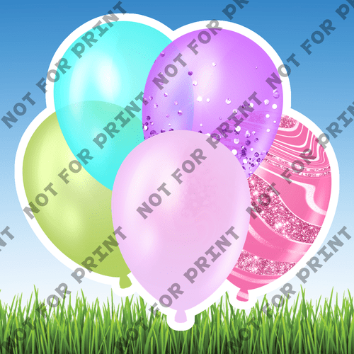 ACME Yard Cards Small Fantasy Balloon Bundles #009