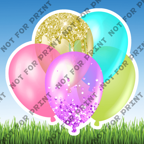 ACME Yard Cards Small Fantasy Balloon Bundles #010