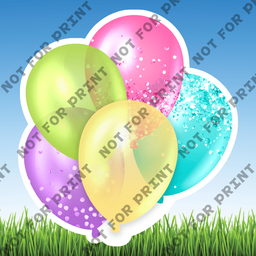 ACME Yard Cards Small Fantasy Balloon Bundles #014