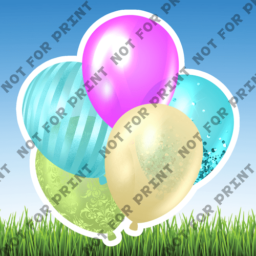 ACME Yard Cards Small Fantasy Balloon Bundles #015