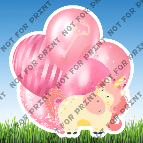 ACME Yard Cards Small Fantasy Balloon Bundles #021