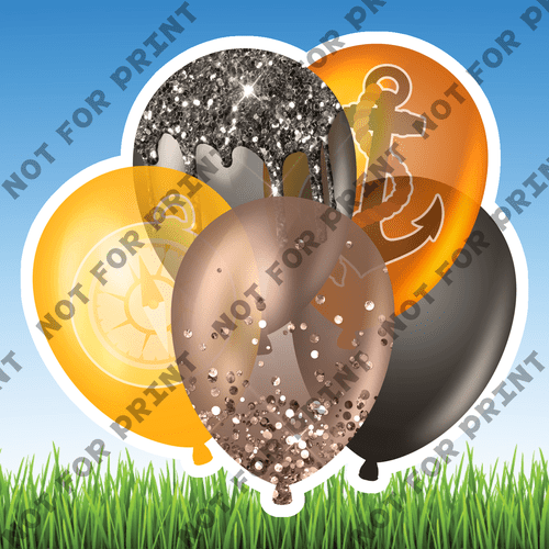 ACME Yard Cards Small Fantasy Balloon Bundles #026