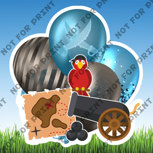 ACME Yard Cards Small Fantasy Balloon Bundles #034