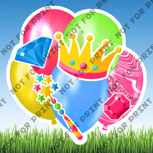 ACME Yard Cards Small Fantasy Balloon Bundles #045