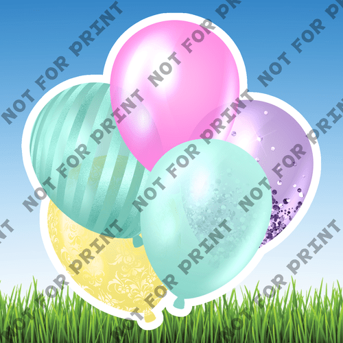ACME Yard Cards Small Fantasy Balloon Bundles #053