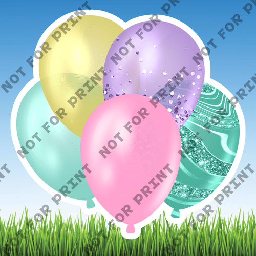 ACME Yard Cards Small Fantasy Balloon Bundles #054