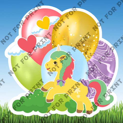 ACME Yard Cards Small Fantasy Balloon Bundles #057