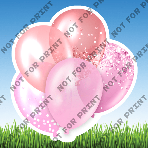 ACME Yard Cards Small Fantasy Balloon Bundles #066