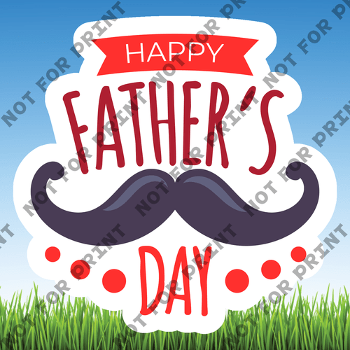 ACME Yard Cards Small Father's Day Word Flair #001