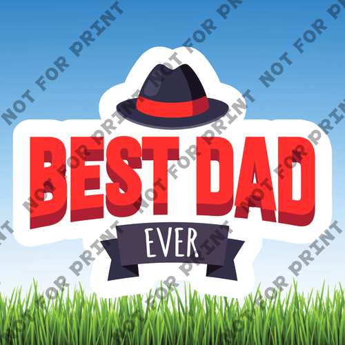 ACME Yard Cards Small Father's Day Word Flair #005