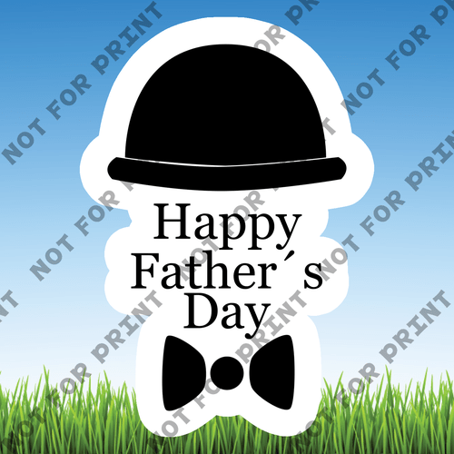 ACME Yard Cards Small Father's Day Word Flair #009