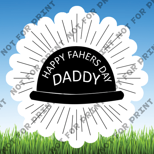 ACME Yard Cards Small Father's Day Word Flair #013