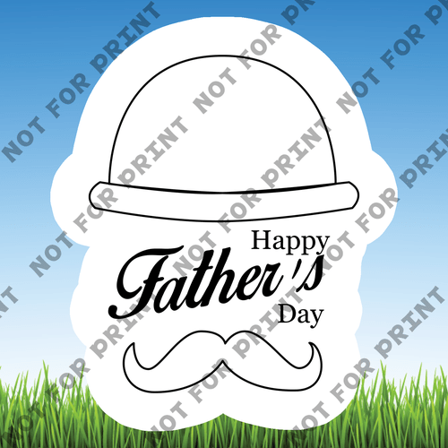 ACME Yard Cards Small Father's Day Word Flair #014
