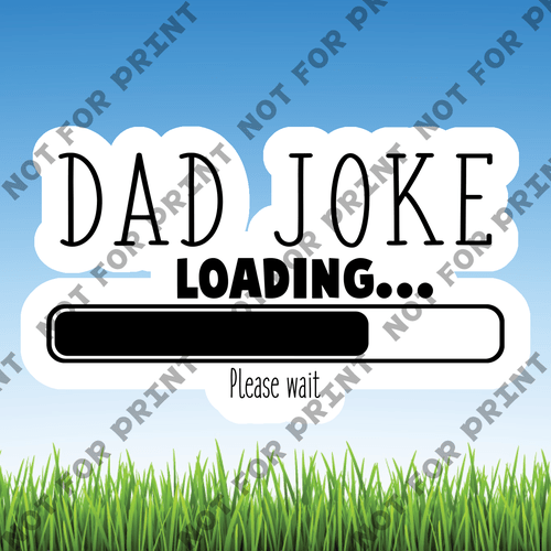 ACME Yard Cards Small Father Word Flair #015