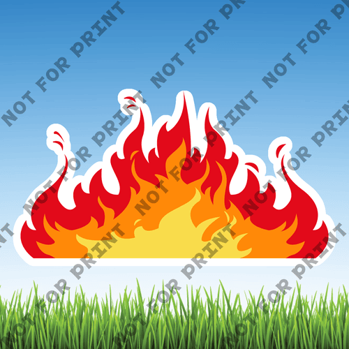 ACME Yard Cards Small Fire #001