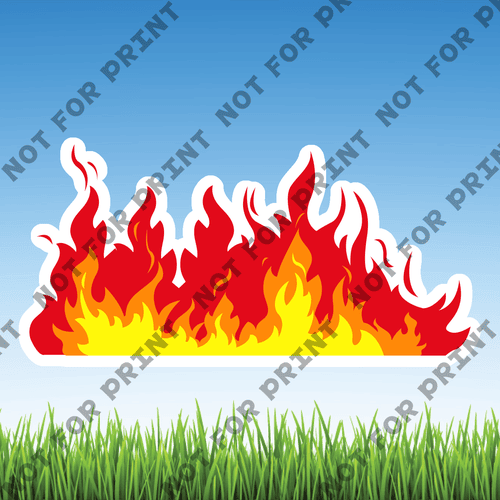 ACME Yard Cards Small Fire #002