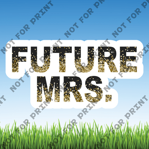 ACME Yard Cards Small Future Mrs. #003