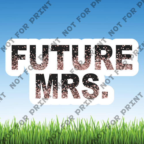 ACME Yard Cards Small Future Mrs. #004