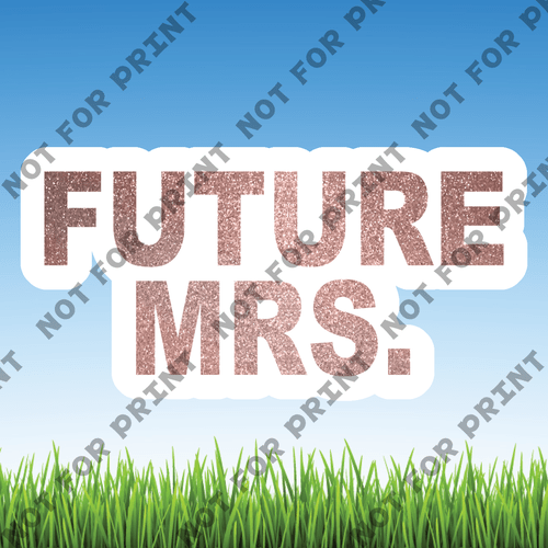 ACME Yard Cards Small Future Mrs. #005