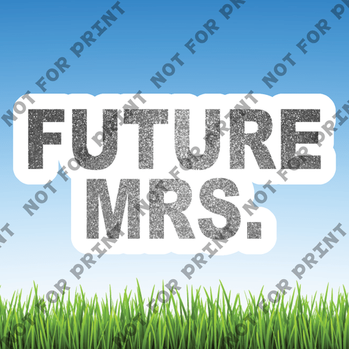 ACME Yard Cards Small Future Mrs. #007
