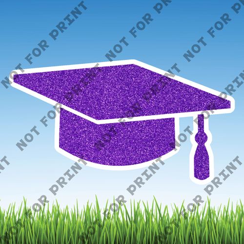 ACME Yard Cards Small Graduation Caps, Gowns & Diplomas #001