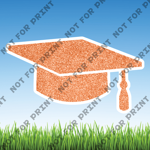 ACME Yard Cards Small Graduation Caps, Gowns & Diplomas #004