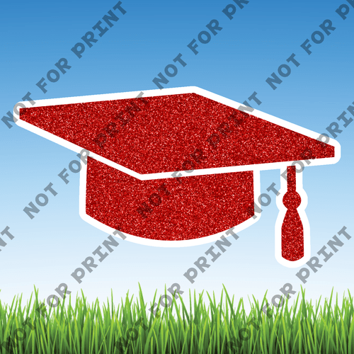ACME Yard Cards Small Graduation Caps, Gowns & Diplomas #005