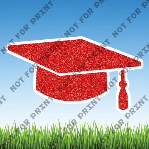 ACME Yard Cards Small Graduation Caps, Gowns & Diplomas #009