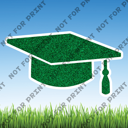 ACME Yard Cards Small Graduation Caps, Gowns & Diplomas #018