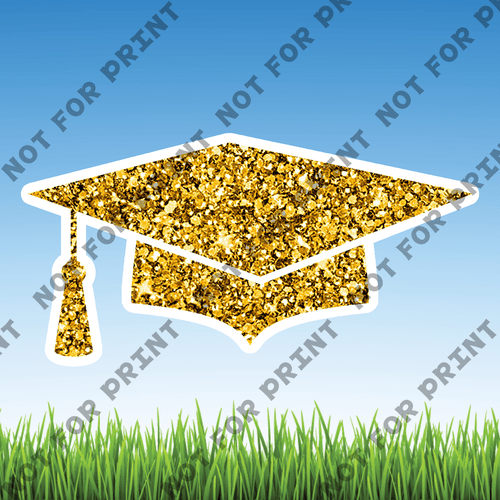 ACME Yard Cards Small Graduation Caps, Gowns & Diplomas #046
