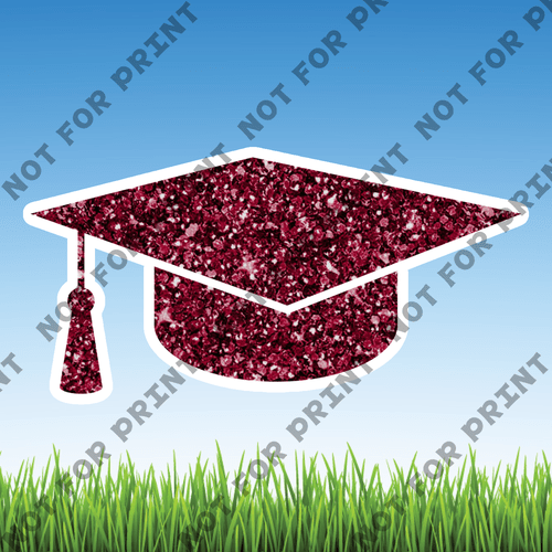 ACME Yard Cards Small Graduation Caps, Gowns & Diplomas #074