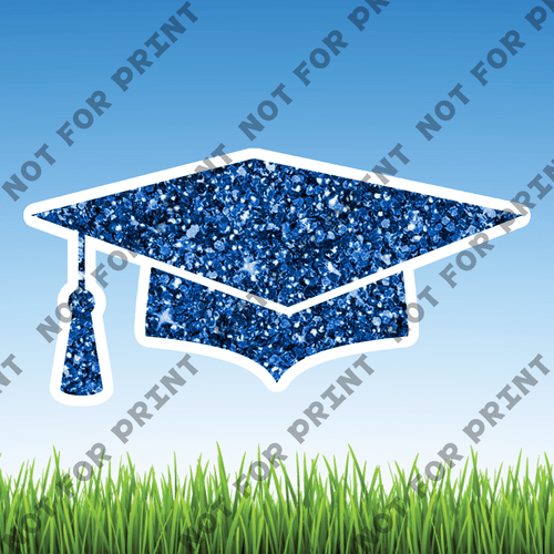 ACME Yard Cards Small Graduation Caps, Gowns & Diplomas #081