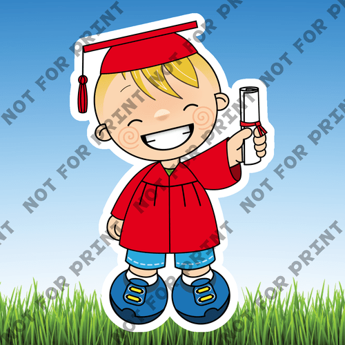 ACME Yard Cards Small Graduation Kids #002