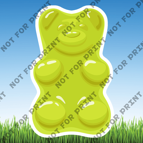 ACME Yard Cards Small Gummy Bears #010