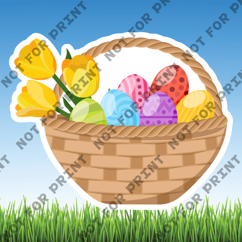 ACME Yard Cards Small Happy Easter #010
