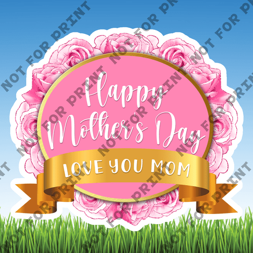 ACME Yard Cards Small Happy Mother's Day Florals #009
