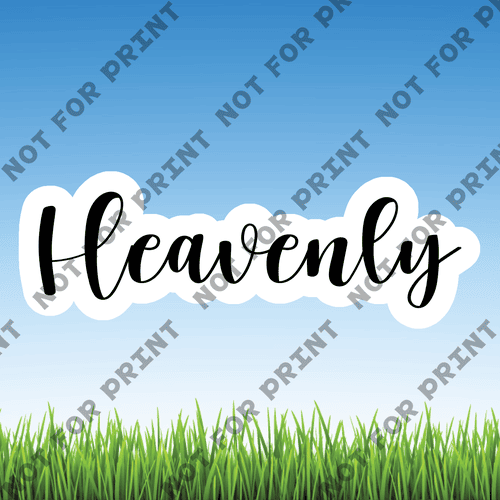 ACME Yard Cards Small Heavenly Word Flair #003