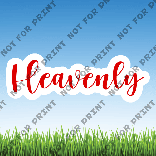 ACME Yard Cards Small Heavenly Word Flair #004