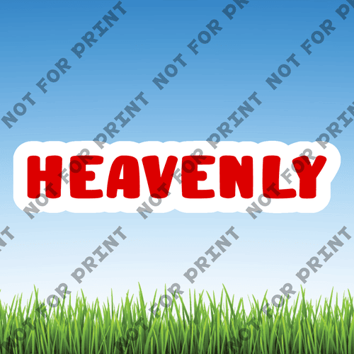 ACME Yard Cards Small Heavenly Word Flair #006