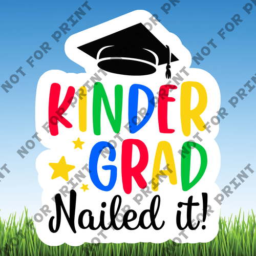 ACME Yard Cards Small Kindergarten Grad Word Flair #012