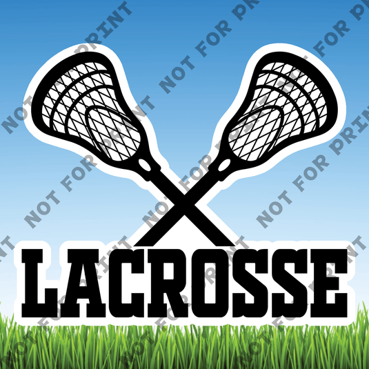 ACME Yard Cards Small Lacrosse Collection I #001
