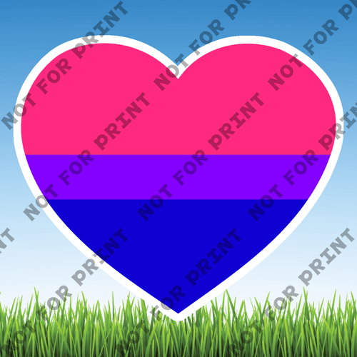 ACME Yard Cards Small LGBTQ Hearts #005