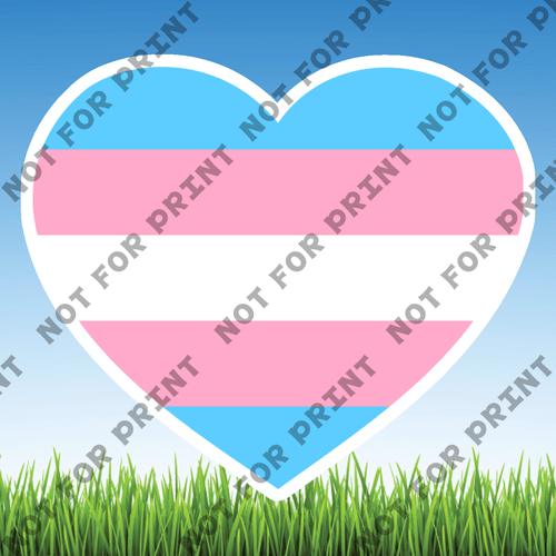 ACME Yard Cards Small LGBTQ Hearts #017