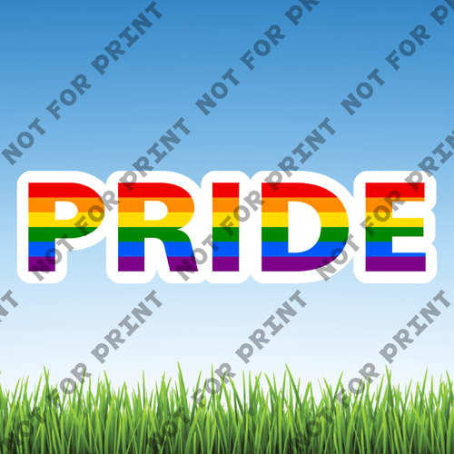 ACME Yard Cards Small LGBTQ Word Flair #005